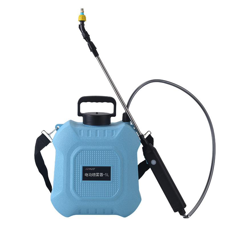 Tragbare Mehrzweck-Hochdruck-Desinfektionssprühmaschine, extrem langlebiges elektrisches Sprühgerät für Bauernhöfe, Obstgärten, 5 l/8 l: Weiß