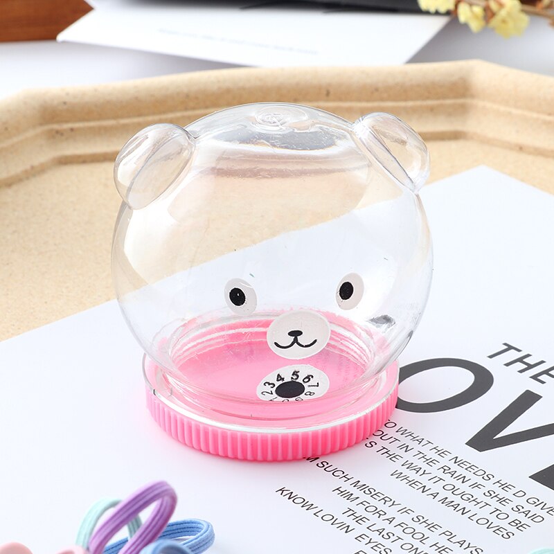 Cintas para el pelo de Color caramelo para niña, accesorios para el cabello elásticos, soporte para cola de caballo, tocado de goma, adornos coreanos para niños, 100 Uds.: Jar