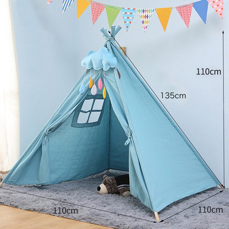 Bambini Tende di Tela Triangolo Tepee Cartone Animato In Uscita Giocattoli Per Bambini Tenda Indoor Per Bambini della Casa del Gioco Portatile Pieghevole Gioco Teepee