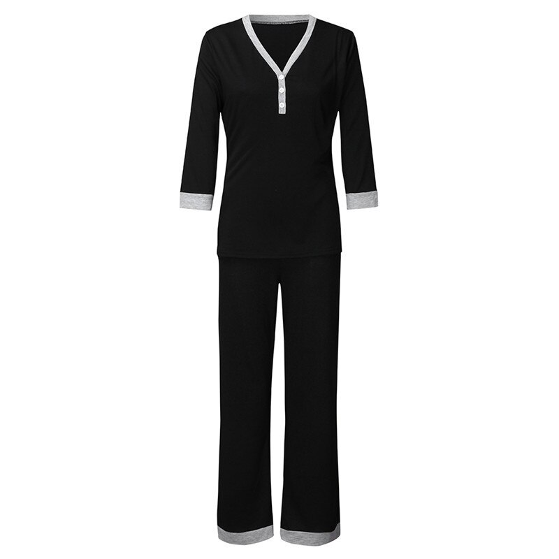 pflege Pyjamas Set Frauen Winter Nachthemd Für Fütterung Tops & Hosen Nachtwäsche Pyjama Allaitement Mutterschaft Schwangerschaft Kleidung
