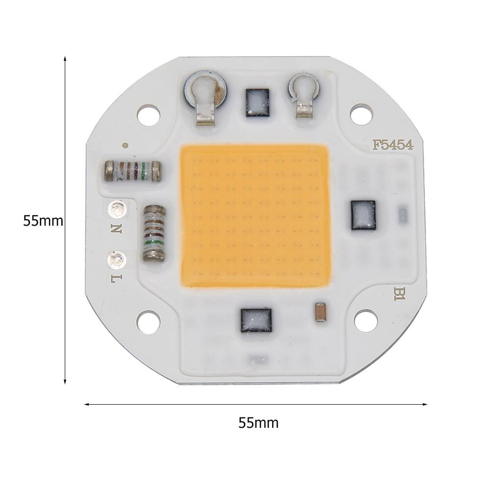 COB LED Lamp Chip AC220V LED Bulb Flood Light Chip High Power 20W DIY Floodlight Weight About 15g ApplicableVoltage Ac220v: C