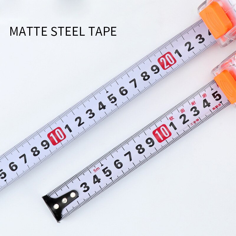 -Bestendig En Slijtvaste Transparante 3-10M Stalen Meetlint Metalen Meetlint Waterdichte Tape meet Meter