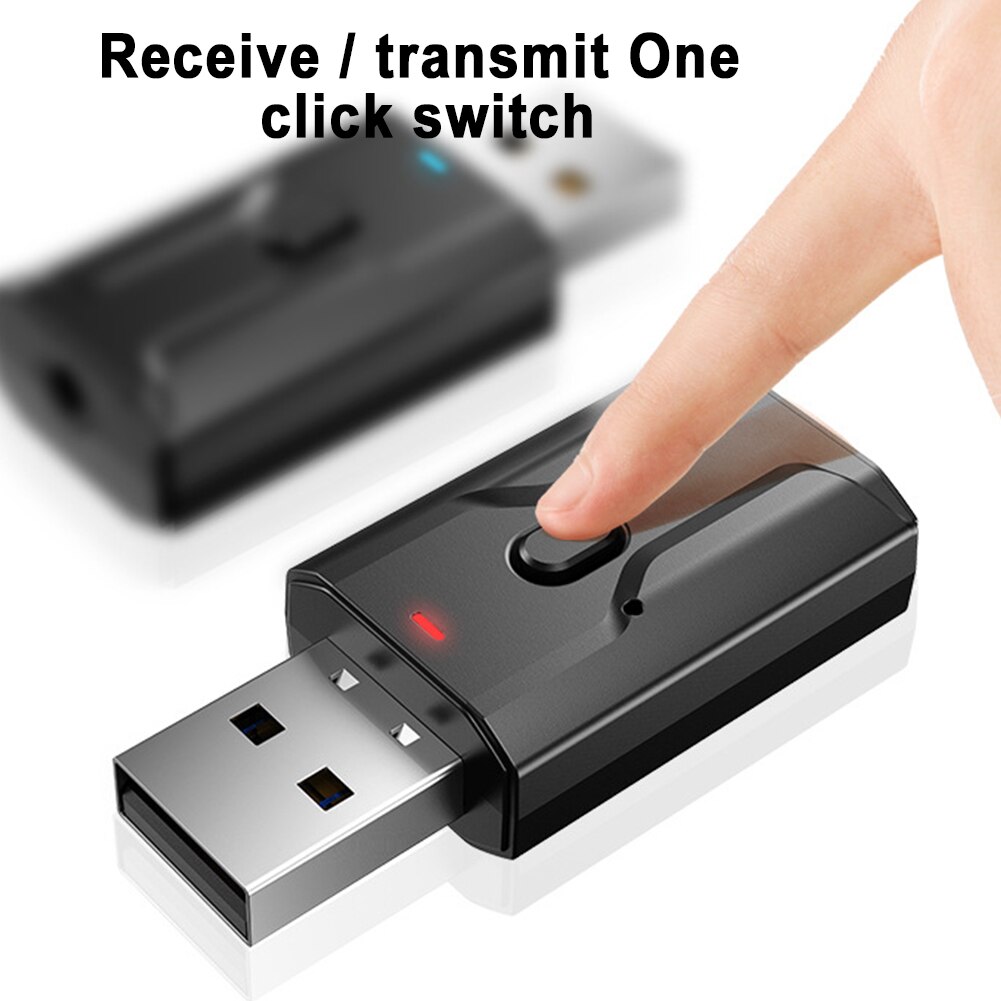 ABS 4 In 1 Plug And Play Wireless Bluetooth High Speed Dongle Receiver Laptop Audio Adapter Transmitter Automatic Pair Portable