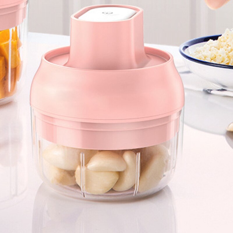 Mini Electric Garlic Artifact, Garlic Stirring Small Cooking Machine, Complementary Food Machine, Meat Grinder