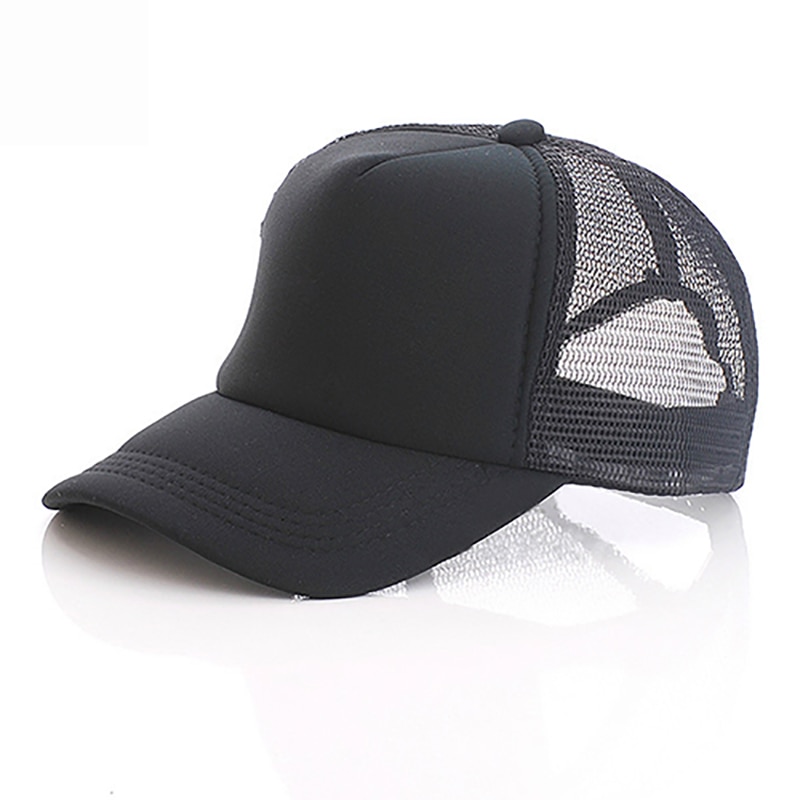 Unisex Attractive Baseball Cap Trucker Mesh Blank Visor Adjustable Sun Hat