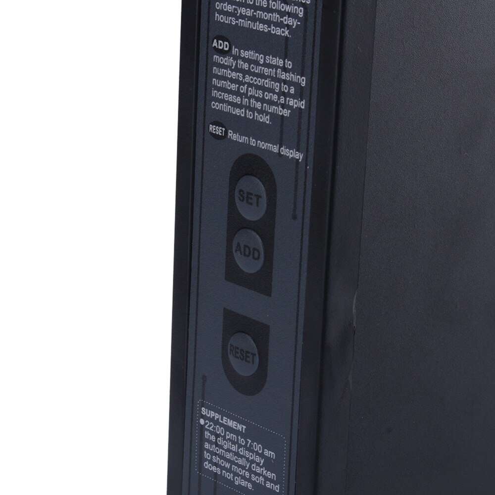 Digital LED Table Clock Modern Wall Clock Digital Watches 12/24 Hours Display Clock mechanism Alarm Snooze Desk Alarm Clock EU