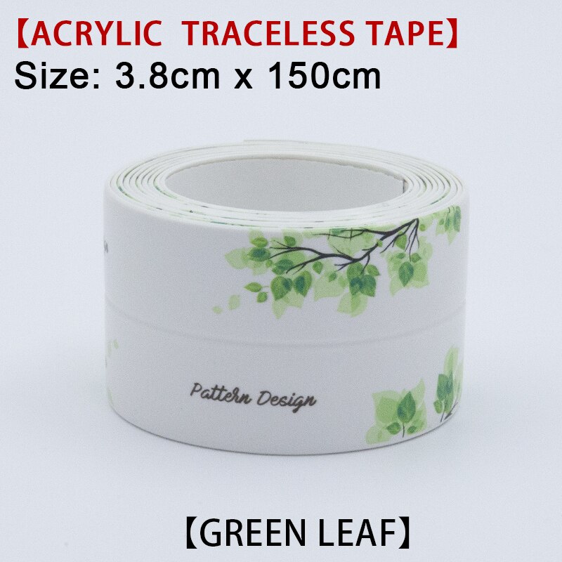 Acrylic glue Kitchen Stove Sink Toilet Bathroom Corner Wardrobe Waterproof And Mildew Proof Tape Seamless Self-Adhesive Corn: Acrylic 150cm ly