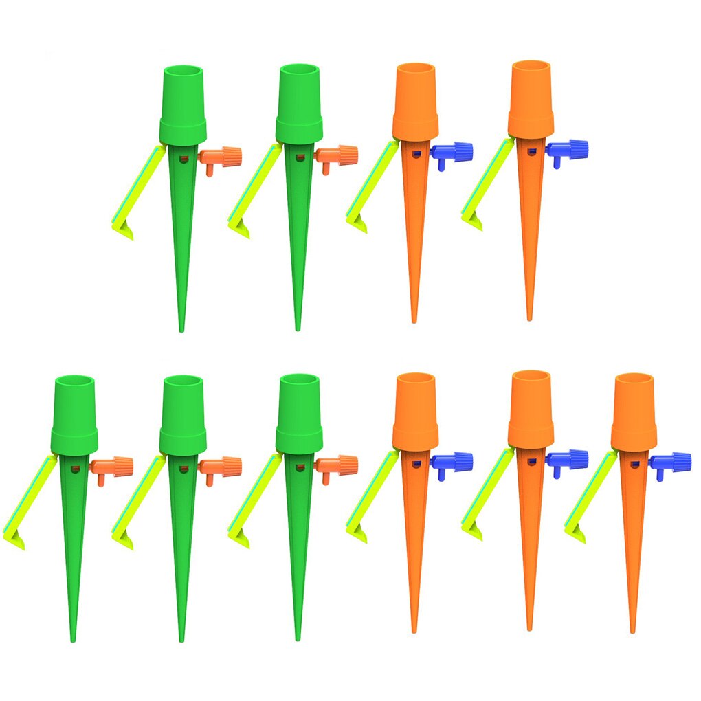 4/10/12pcs Automatic Drip Watering Irrigation Tool Kits Indoor System Houseplant Spikes For Gardening Plant Potted: 10 Pcs