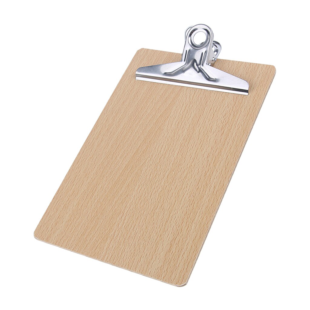 A5 Mini Wood Clipboard Compact & Handy , easy to organize, let you make to-do lists /take notes wherever you like