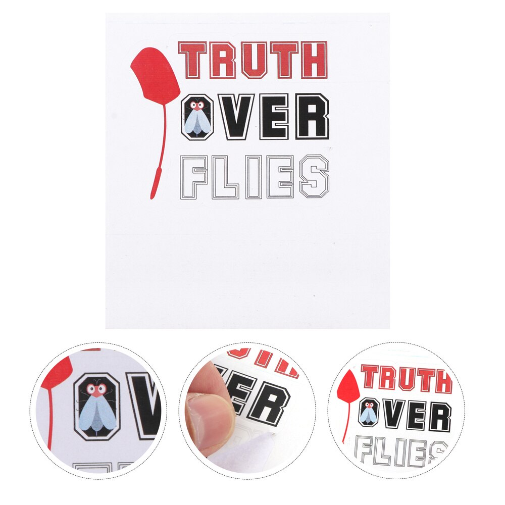 20pcs Self-adhesive Decorative Wall Decor Wall Stickers Slogan Stickers Wall Poster for Decoration