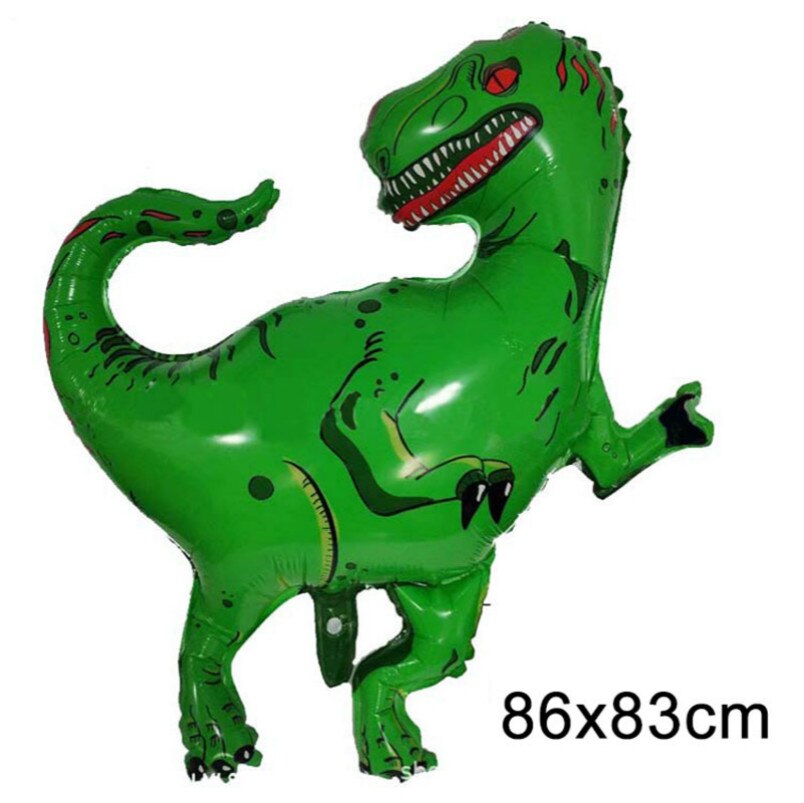 The 1pcs Giant Dinosaur Foil Balloon Children's Dinosaur Party Birthday Decorations Balloons Kids Toys Boys Animal Balloons: A