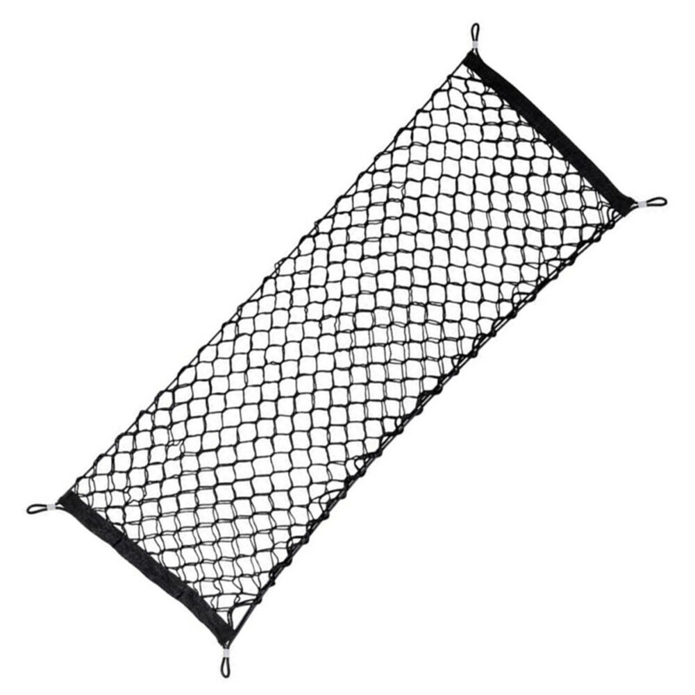Elastic Nylon Netting Cargo Net Car Accessory Envelope Style Trunk Netting Organizer Black