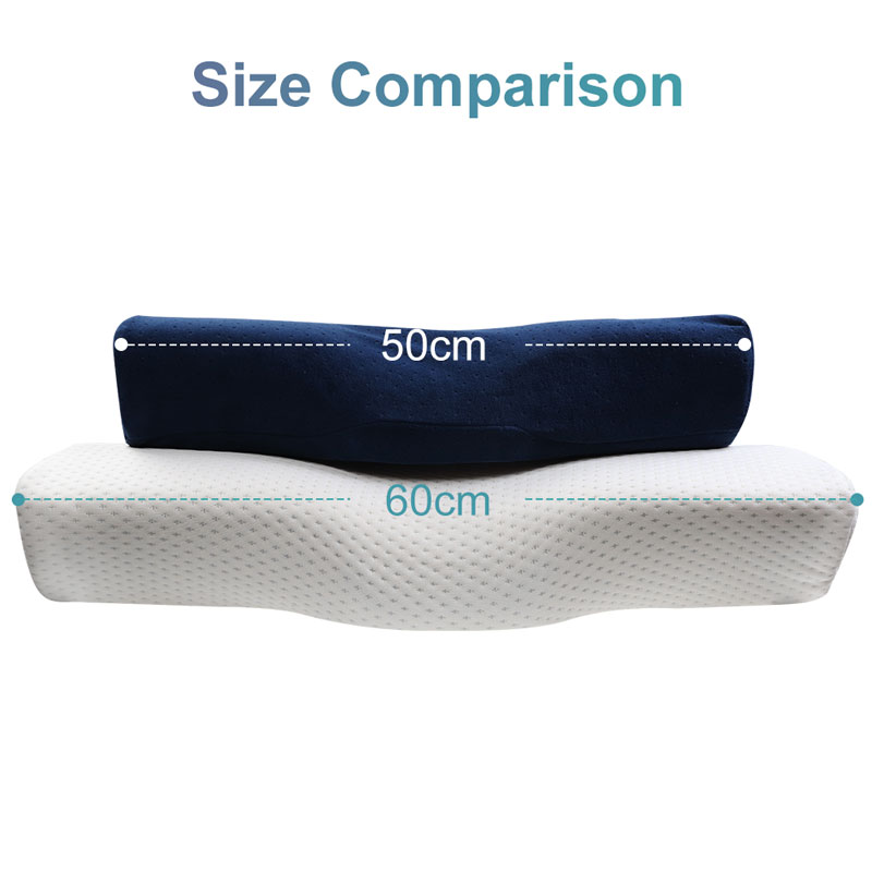 Orthopedische Memory Foam Kussen Trage Rebound Nek Bescherming Kussen Zachte Vlinder Vormige Kussen Voor Slapen 50/60Cm