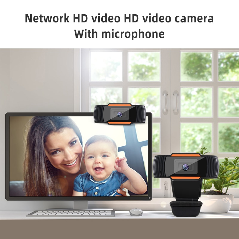 Webcam 1080P 720P 480P Full HD Web Camera Built-in Microphone Rotatable USB Plug Web Cam For PC Computer Mac Laptop Desktop