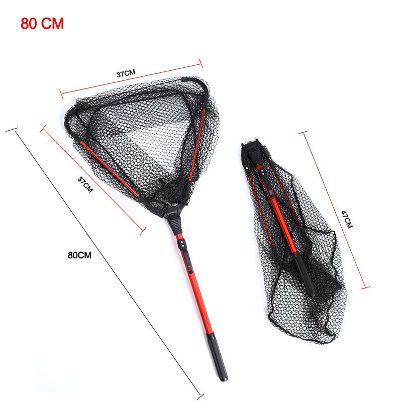 102cm teleskopiske fiskenet landing aluminiumslege... – Grandado