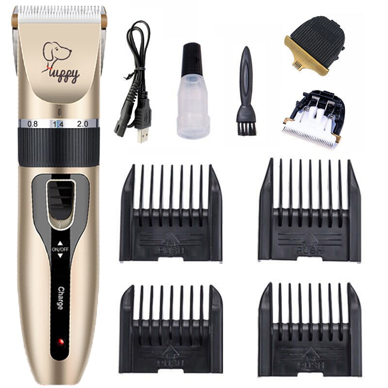 2022 Electric Dog Clippers Pet Cats Hair Clipper Animals Grooming Haircut Cutter Shaver Trimmer Set Rechargeable: WG TWO HEAD