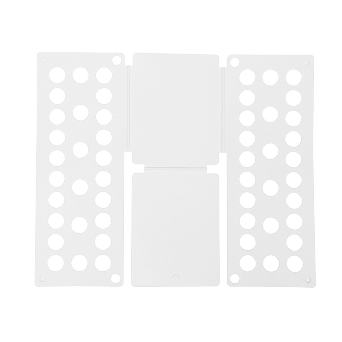 9 farver tøj folde bord let og hurtigt til voksne børn magisk tøj mappe t shirts jumpers arrangør fold tøj indehavere: Hvid