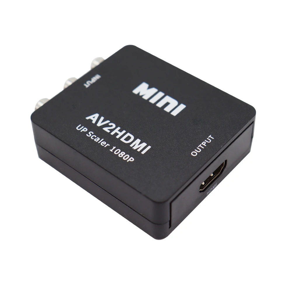 AV2HDMI RCA AV naar HDMI-compatibele composietadapterconverter 1080P audiovideokabel CVBS AV-adapter met USB-kabel