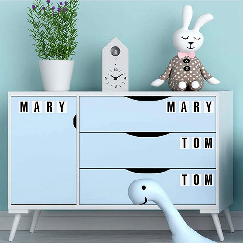 5Sheet/Pack Alphabet Digital Adhesive Labels Stickers For DIY Scrapbooking Decoration Material Suppliers