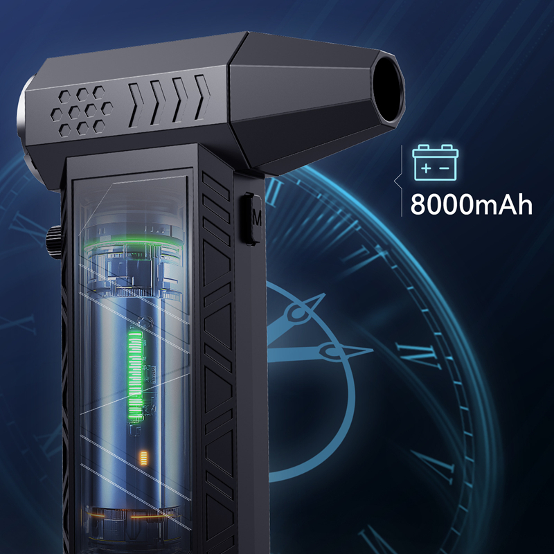 Xiaomi Violent Fan 300000RPM Powerful Air Blower Vacuum Dust Cleaner Type-C Charging Strong Winds 58m/s Brushless Turbo Jet Dry