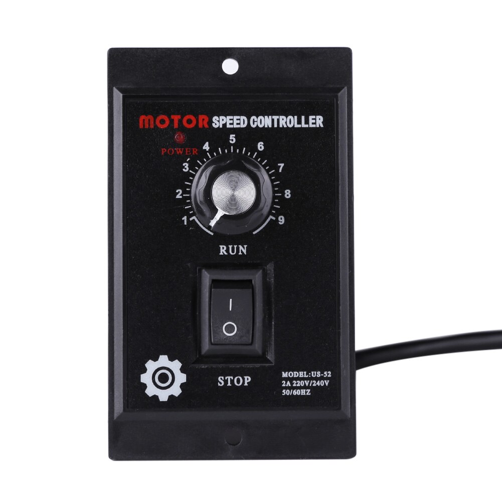 Motor Speed Controller 400W Ac 220V Motor Speed Pinpoint Regulator Controller Vooruit En Achteruit Motor Gouverneur