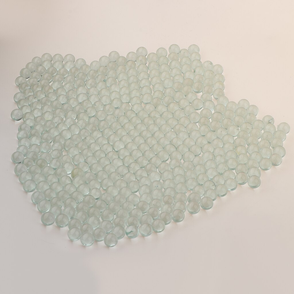 350 Uds. De canicas de vidrio transparente de 10mm para niños, jarrón de peces de juguete
