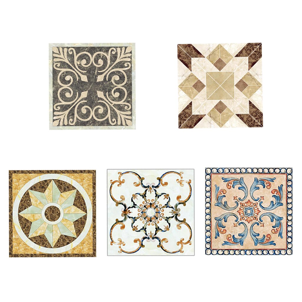 Tile Stickers for Kitchen & Bathroom Waterproof Anti-Mold Backsplash Mosaic Tile