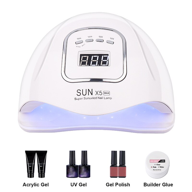Nagel uv lampa gel polish torktumlare uv härdande ljus manikyr maskin hög effekt nagel led lampa