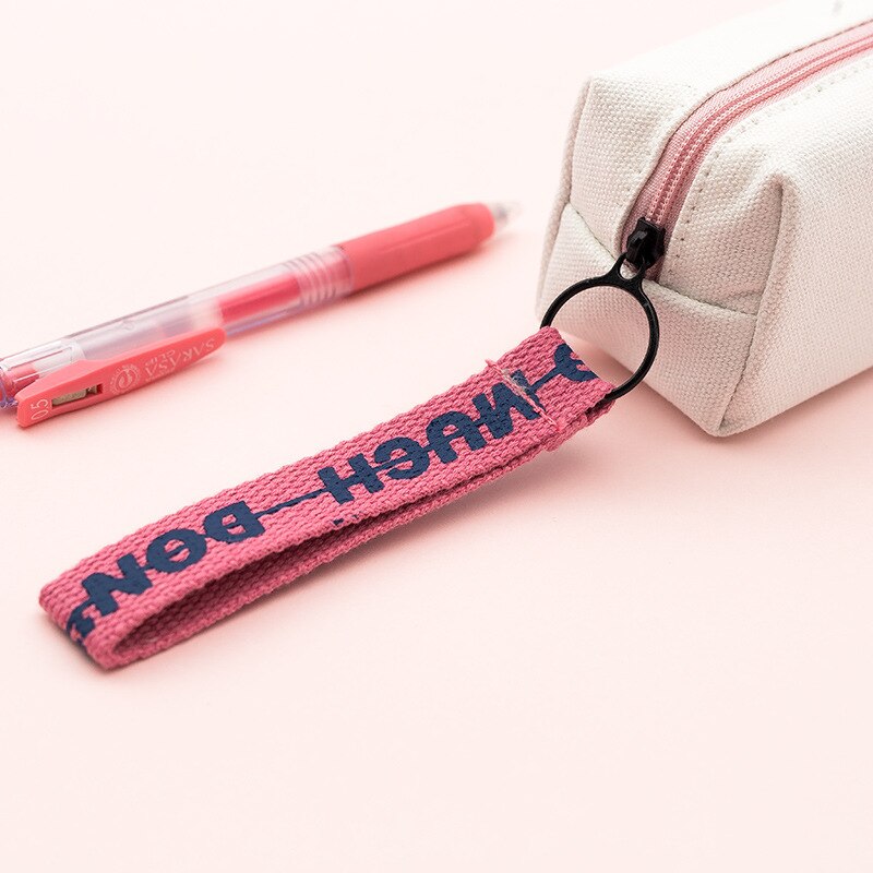 Pencil Case Simple Style Zipper Pencil Bags Pen Holders School Supplies Stationery Pencil Box for Boys or Girls