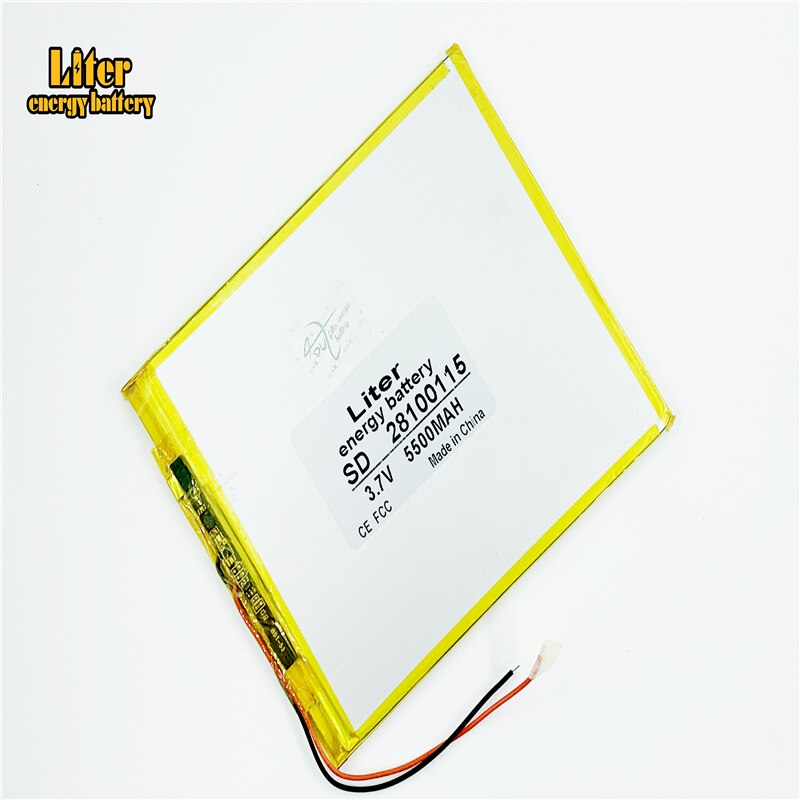 3.7 V 5500mah tablet battery brand tablet gm lithium Tablet polymer battery 28100115