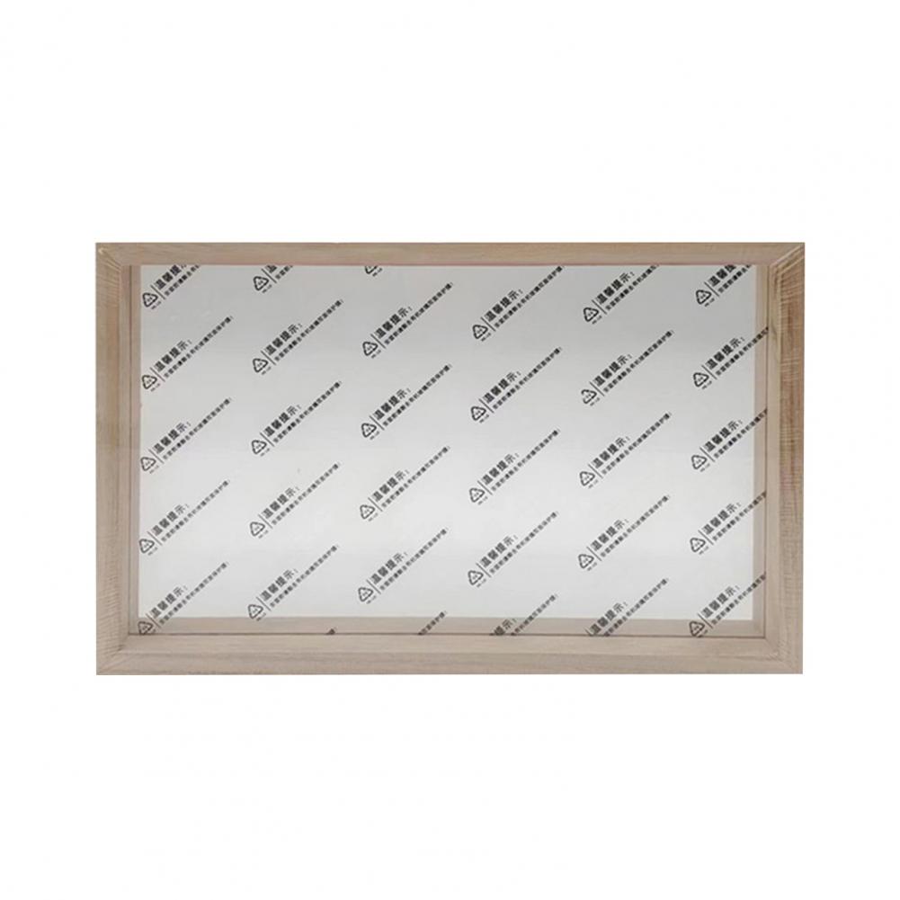 20/30cm madeira acrílico moldura de foto sem rebarbas artesanato diy crianças pintura quadro de exibição de papel fazendo molde quadro decoração de casa: Vermelho