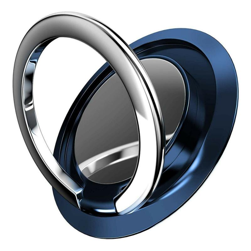 Ultipurpose suporte do telefone celular 360 ° anel de dedo titular do telefone celular suporte de aperto de metal do carro suporte do telefone para iphone samsung: blue