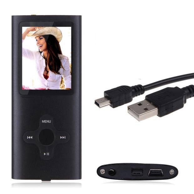 Portable MP4 Player MP3 Digital 32GB Led Video SD LCD iPod Music Home Photo Sport Tool HD With Good Price: Black