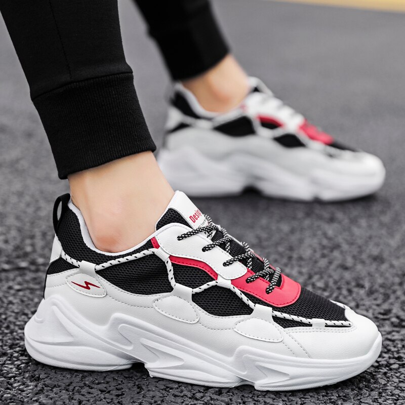 Men's casual shoes Men Canvas Sneakers men's shoes walking shoe Air cushion shoes Breathable Walking shoes Plus Glow