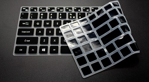 Toetsenbord Bescherming Voor Shenzhou Ares 15.6 Inch Laptop Toetsenbord Beschermfolie Stofkap Volledige Siliconen Toetsenbord Cover: type1