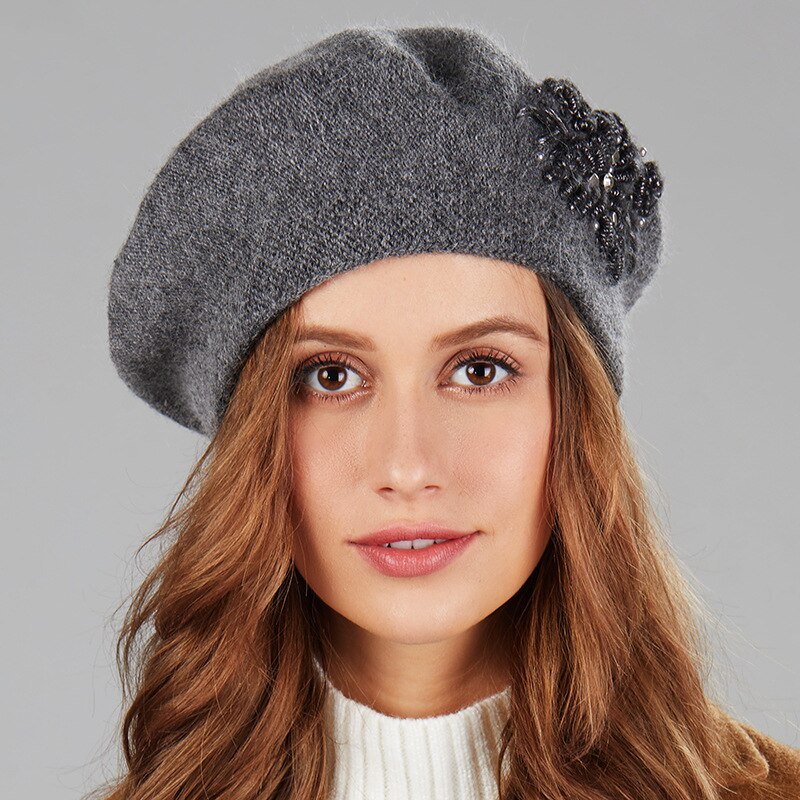 Baret Hoofdomtrek 54-58 Cm Chapeau Béret Pour Femme Style Français Beanie Winter Fashion Warm Knit Hat Alib Wintermuts Voor Vrouwen
