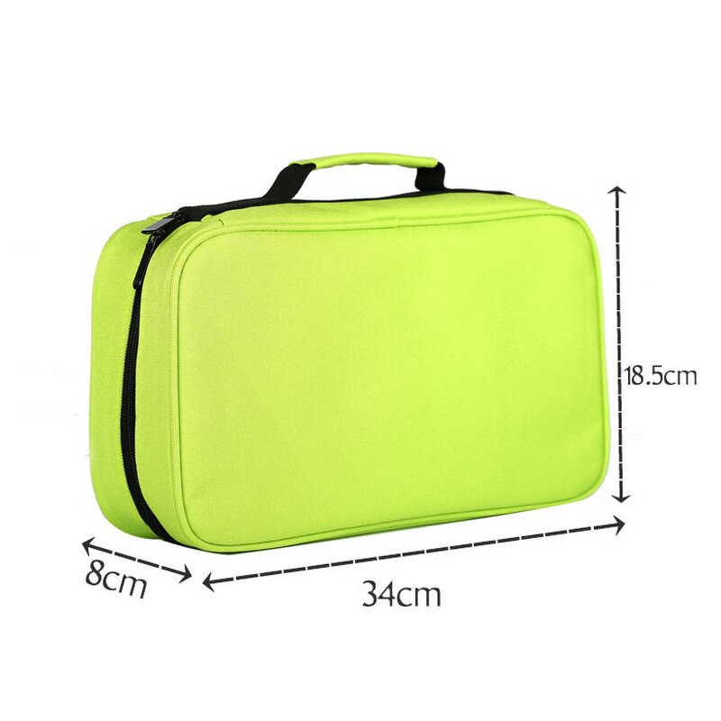 40/60 Holes Art Marker Pen Storage Bag Large Removable Pencil case Pen Bag Box Stationery Pouch