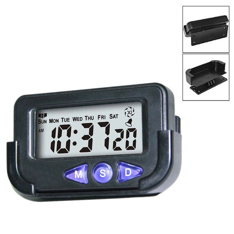 Pocket Sized Digital Electronic Travel Alarm Clock Automotive Electronic Stopwatch Mini LCD Digital Display Timer LXY9