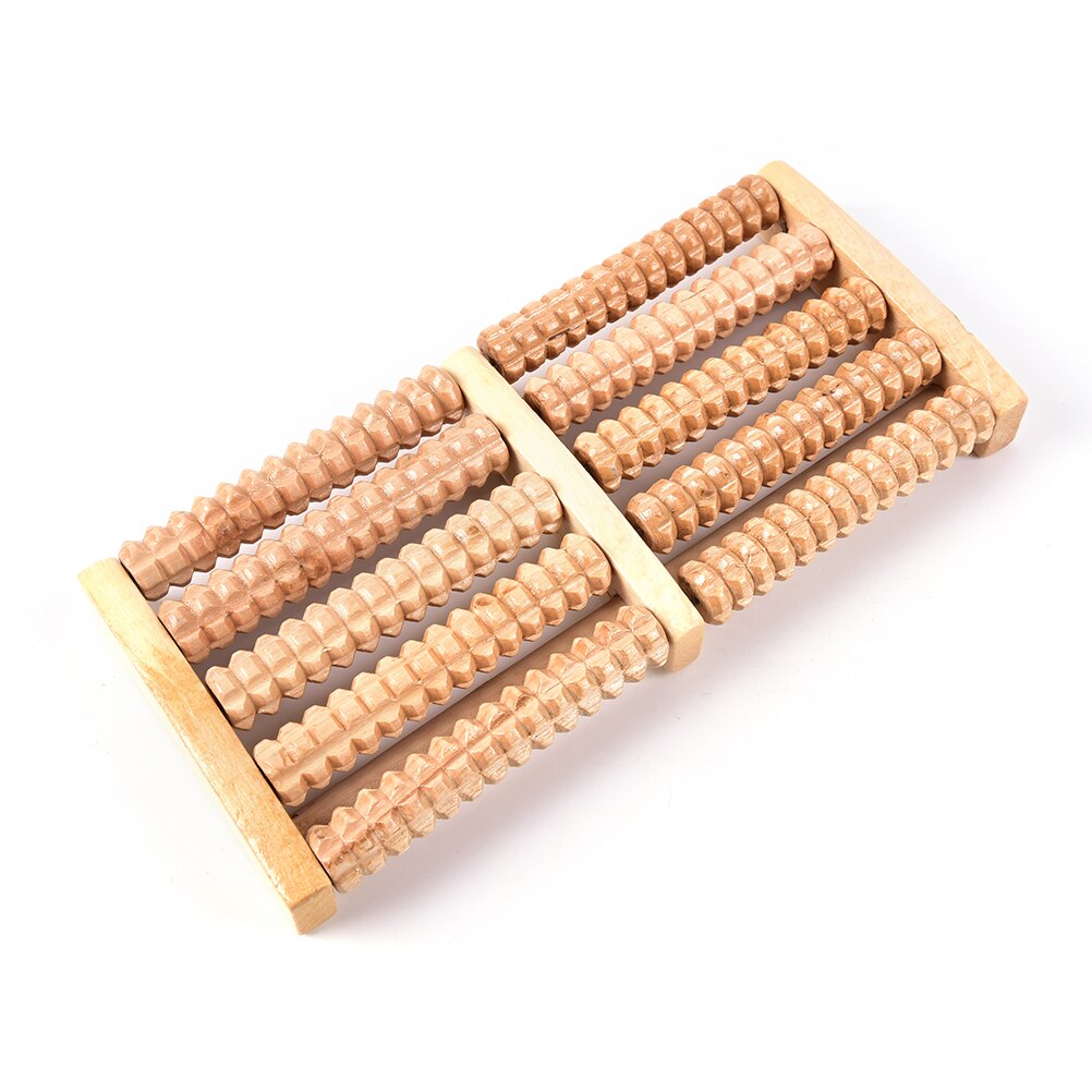 Jetting 1Pc Houten Roller Voet Massager Stress Relief Gezondheid Therapie Relax Massage Tools Voor Voet