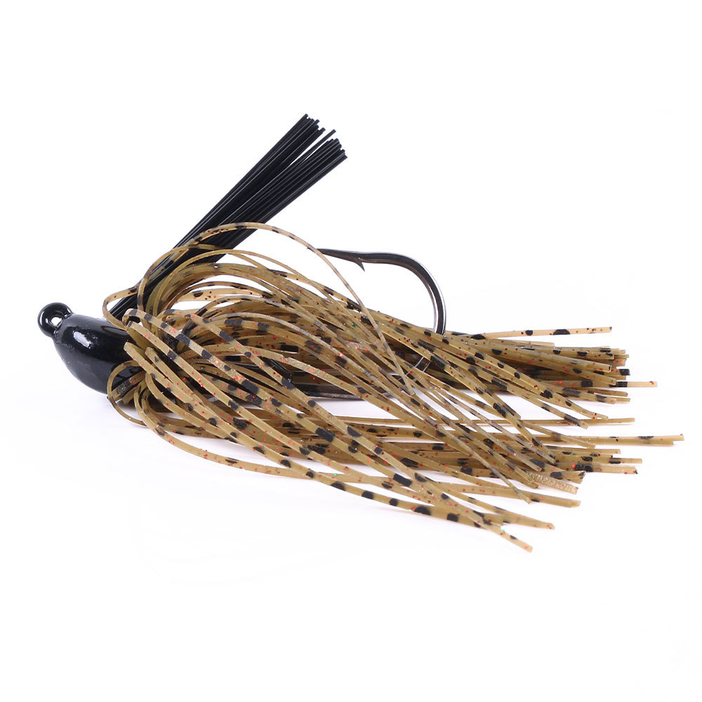 10g Chatter bait spinner bait weedless fishing lure Buzzbait wobbler chatterbait for bass pike walleye fish: Color H