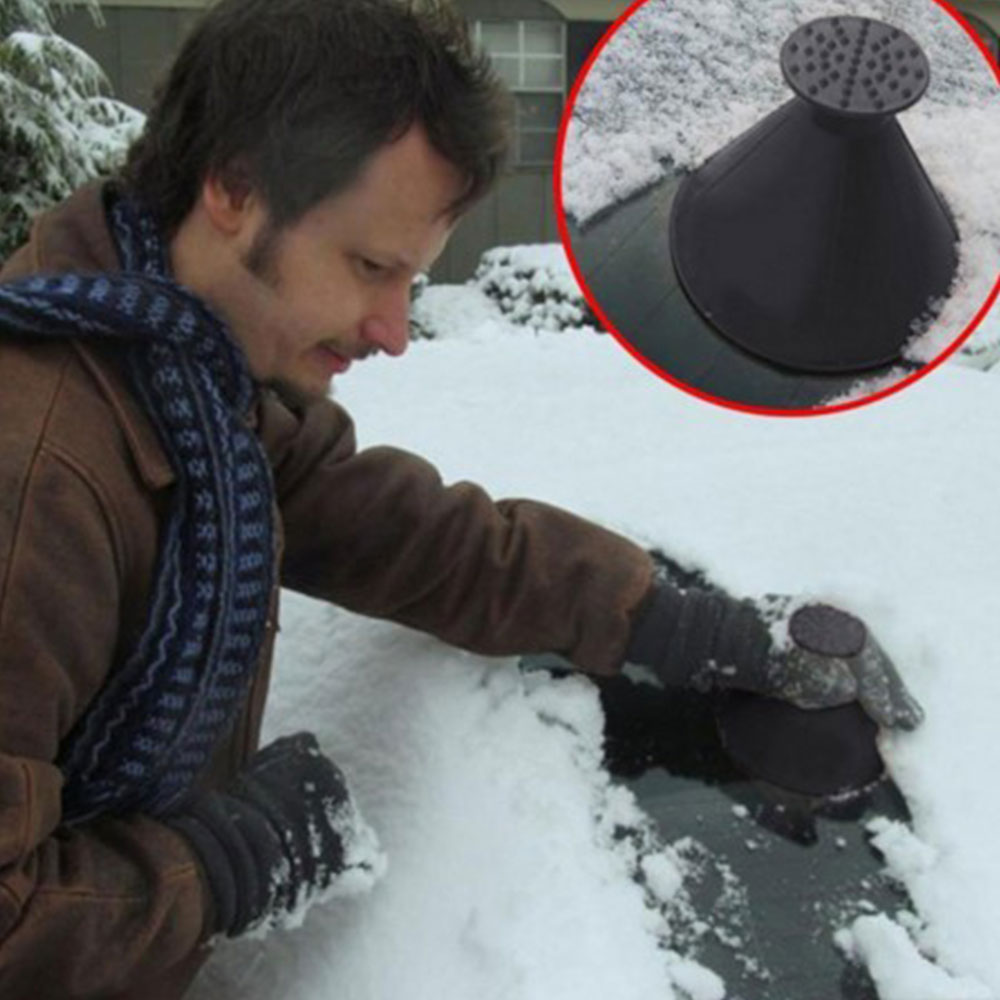auto glass snøfreser deicer multifunksjonell snøfreser plast konisk trakt vannmater