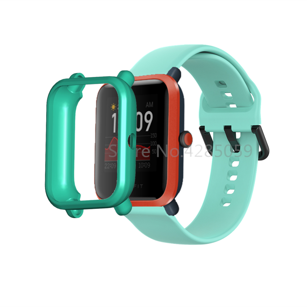 Funda protectora FIFATA de TPU para Xiaomi Huami Amazfit Bip S/Bip, funda a prueba de golpes para relojes inteligentes Amazfit Bip Lite 1S / 2