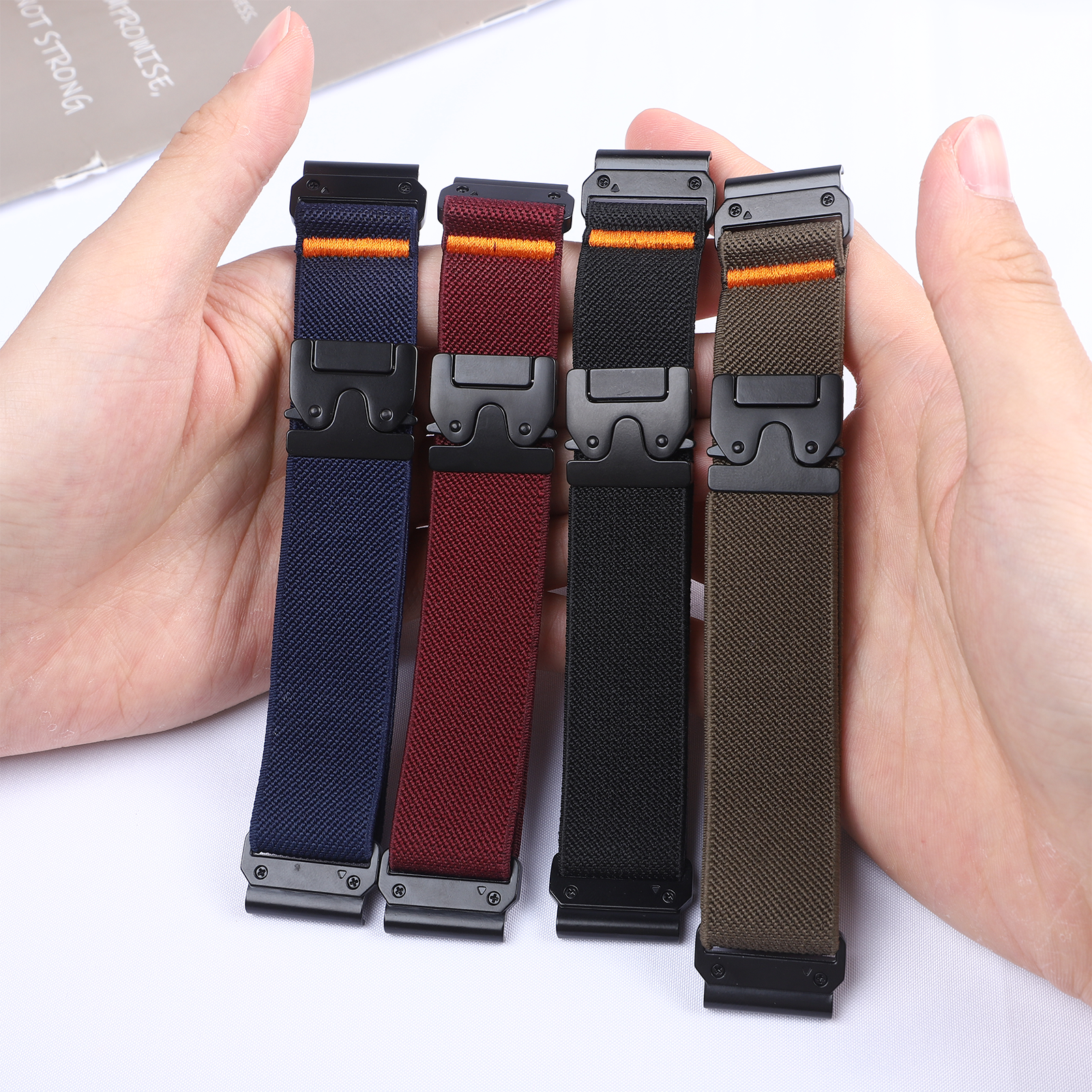 Garmin 22mm quickfit Strap for garmin Fenix 8 7X 7 6X 6 5X 5Plus Venu 3 Tactix 7 Parachute Nylon bracelet Fenix 8 7x 7 band 47mm