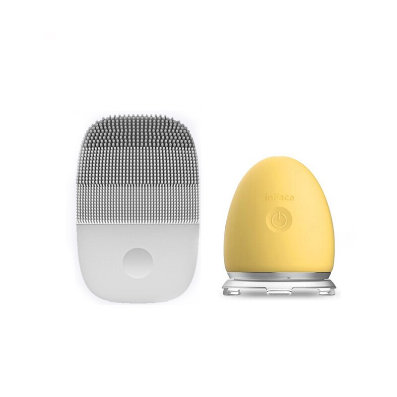 Xiaomi Inface Ultrasonic Ion Skin Cleaning Instrument And Face Facial Vibration Massage Ion Introduction Skin Tender And Shiny: XM-YP-508-G-Y