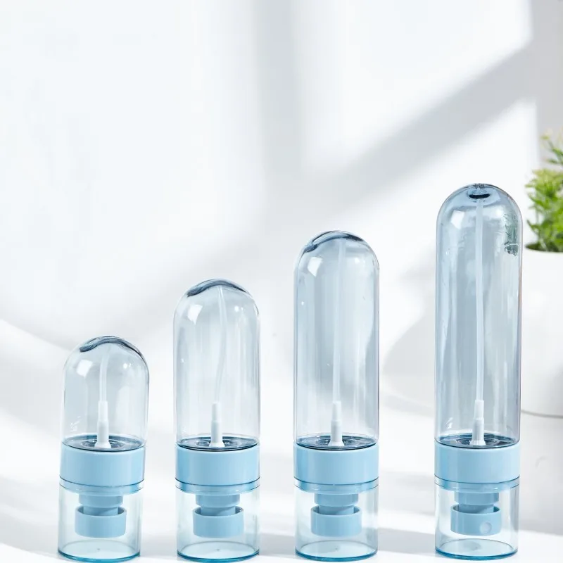 4 Stuks 30 Ml 60 Ml 80 Ml 100 Ml Draagbare Hervulbare Fijne Mist Spray Fles Lege Cosmetische Containers spray Verstuiver Mini Reizen Fles: Clear