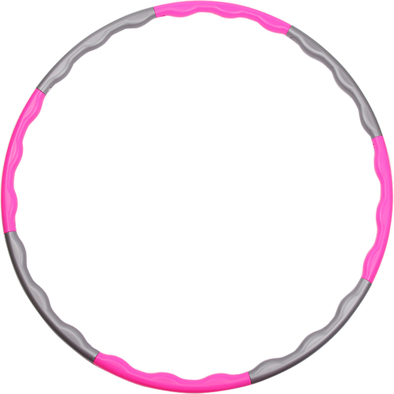 Sports Hoop 8 Section Fitness Circle Exercise Slimming Thin Waist Hoop for Adult Women Home Gym Workout Equipment