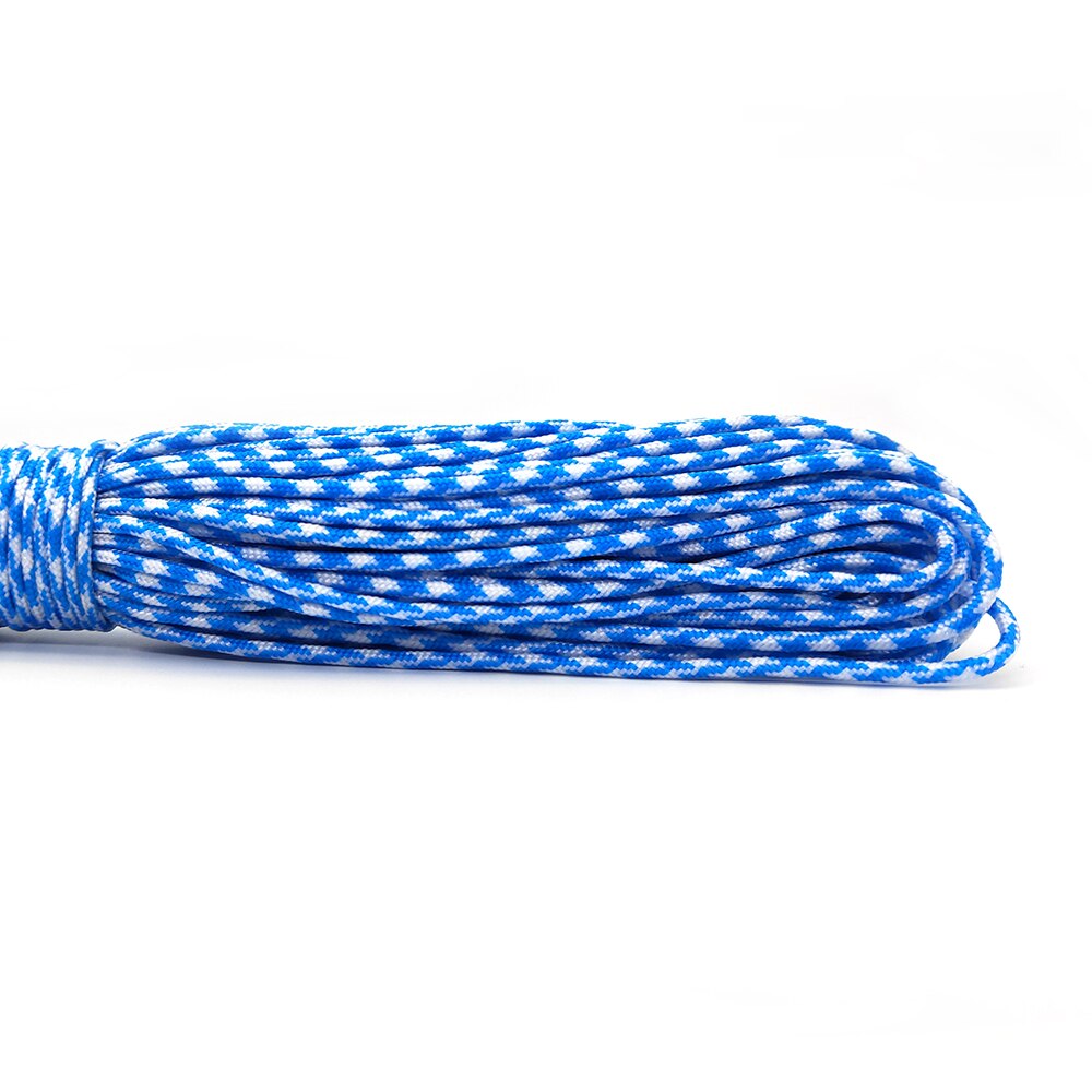 100 kolorów Paracord 2mm 25FT 50FT 100FT liny 1 Strand Paracorde na świeżym powietrzu sprzęt do survivalu bielizny DIY bransoletka hurtownia: 271 / 100ft