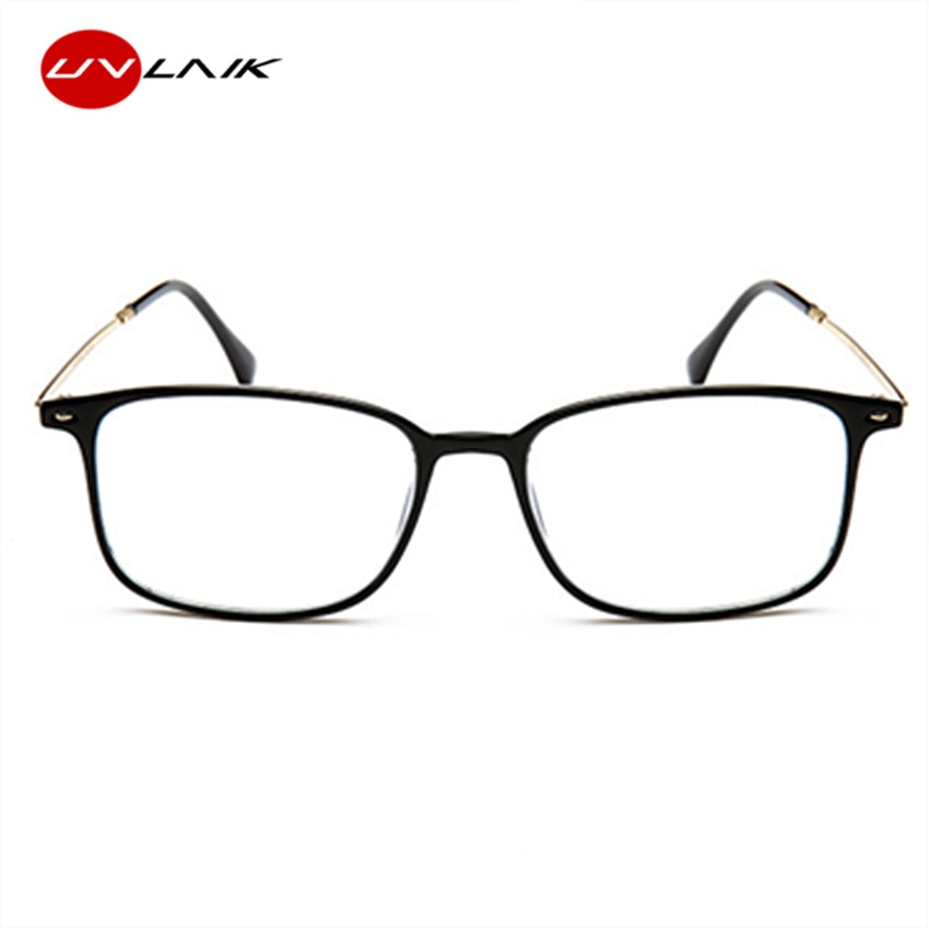 UVLAIK lunettes de Lecture Bifocales Hommes Femmes Surdimensionné Cadre En Métal Dioptrie Lunettes 1.0 1.5 2.0 2.5 3.0