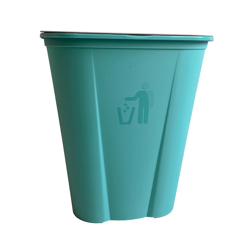 Big Recycling Trash Can Garbage Bin Storage In The Kitchen Cabinets Dumpster Dustbin Bathroom Garden Comaster for Home Sorting: Green