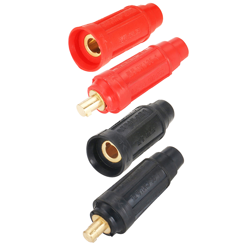 1Pair Rapid Fitting Europe Welding Machine Cable Connector DKJ/DKL 35-50-70 Quick Connector Welding Machine Plug Socket